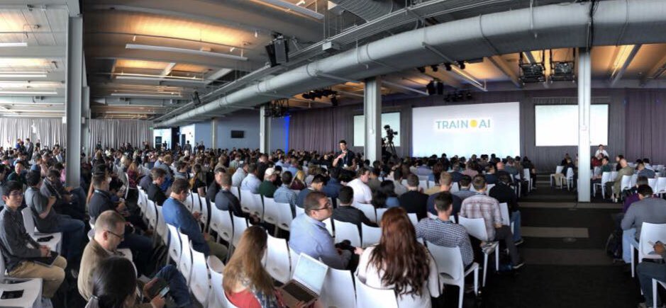 crowdgenbyappen's tweet photo. #TRAINAI2018 was a success and it wouldn't have been possible without our incredible sponsors. Thank you! @IBMWatson @salesforce
@googlecloud @awscloud @LambdaAPI @OsmosisAI @innovasolutions @gamalon_inc @udacity @SigOpt @grokstyle @h2oai https://t.co/hjqAo3wr9y
