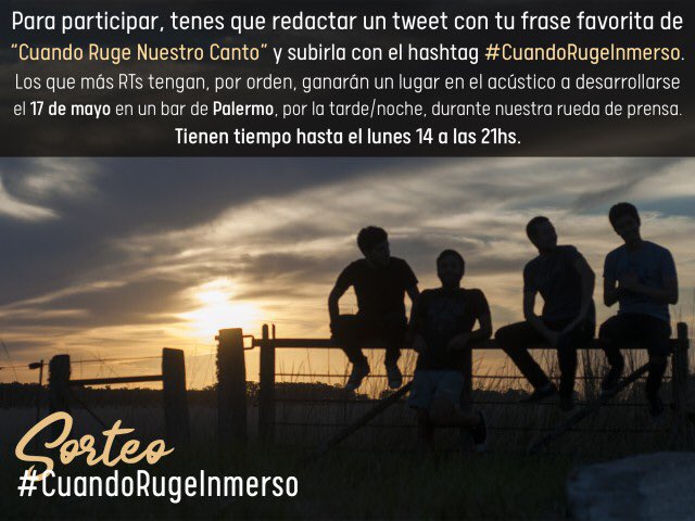 Simplemente hay que las instrucciones de la foto 😂 Y lxs que se pongan más creativos y redacten el tweet con un video o foto, tienen 💥DOBLE CHANCE DE GANAR💥 ¡Que comiencen los Inmerjuegos!