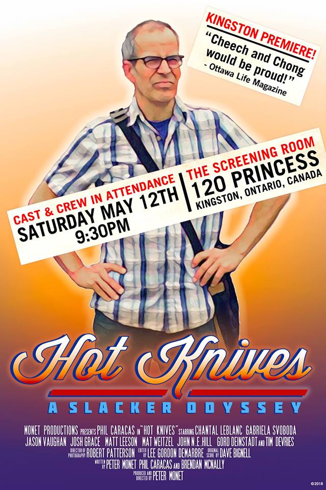 HobbyBarnBobby's tweet photo. #HotKnivesTheMovie 9:30 tonight @screening_room_ Kingston
trailer/schedule: https://t.co/4Lp6YKdaBT

"Cheech and Chong would be proud" OttawaLifeMagazine https://t.co/8aCMRXxWyo

Kitchener-Waterloo screening had another enthusiastic audience, so congrats 2 director @petermonet https://t.co/jhOhvPp3q6