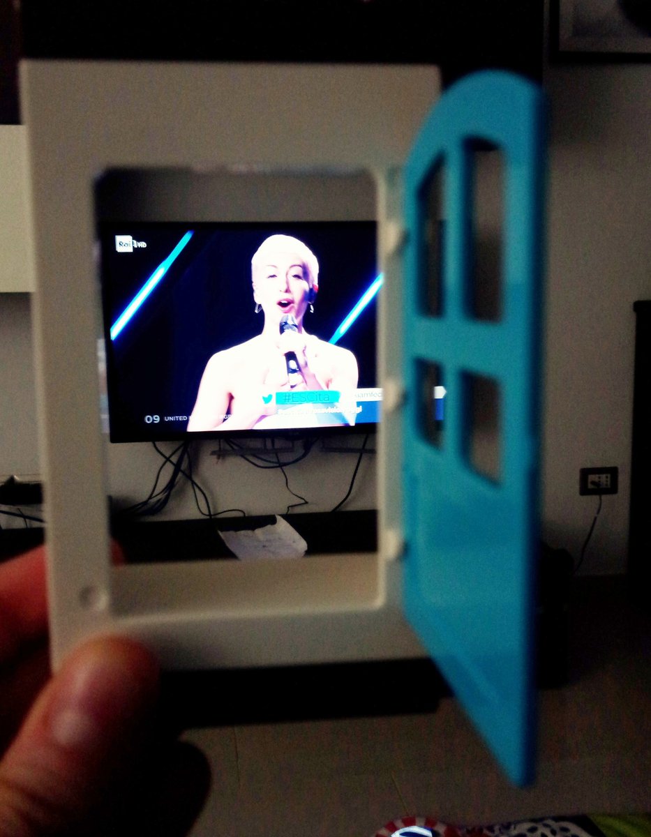 DarioDN's tweet photo. Door open on #Eurovision #esc2018 #escita2018 https://t.co/oO6Sqs4JfI