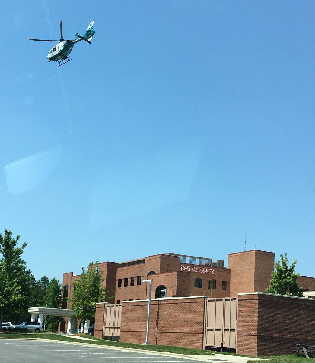 Earlier today, <a href="/MedCenterAir/">MedCenter Air</a> on a patient transfer from Atrium-Waxhaw.