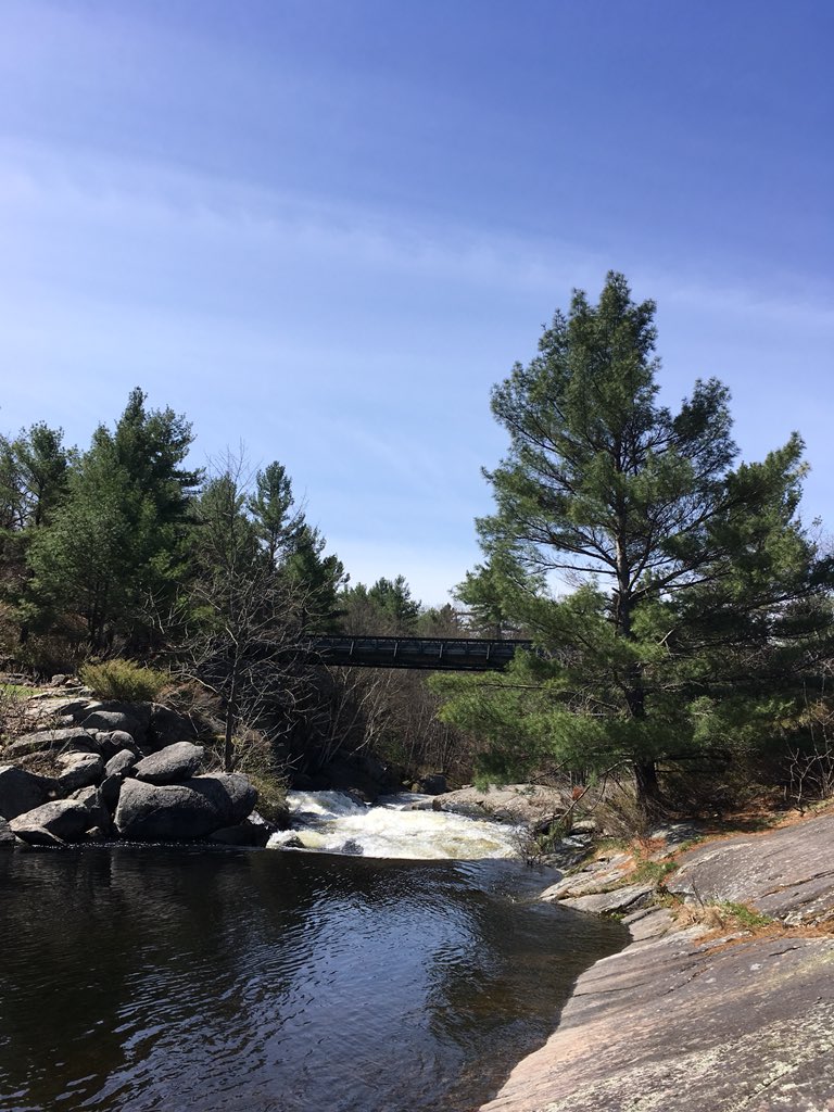 bucknleaf's tweet image. Enjoying a pre-trip planning #paddle to #McRae Lake ahead of the #SHSM student #canoe trip in early June @OntarioParks