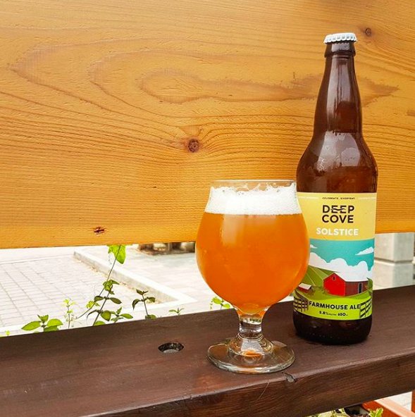 At Deep Cove Brewers and Distillers the emphasis is on the highest quality of tradition and craftsmanship – their quality craft beer speaks for themselves – but the passion behind it is clear: Celebrate. Everyday. Taste their beers at #beerbythepier Photo Credit @DeepCoveCraft