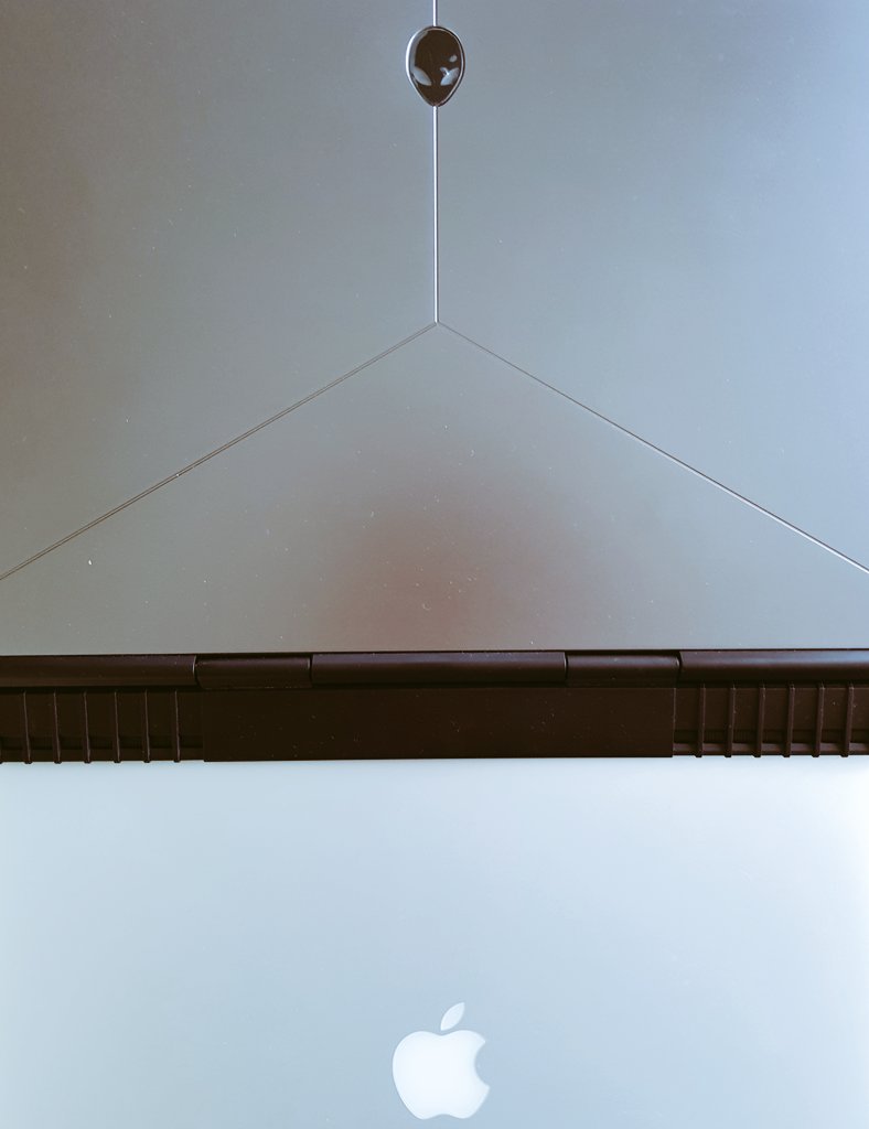 declankeeney's tweet photo. The Alien (17") has landed and saved the day! @Apple folks you need to up your game here! #AR and #VR rendering on the road. 6 times faster at rendering than my MacBook Pro. #GTX1070 #movingtoPC #pcconvert https://t.co/2LRo3kmZf8