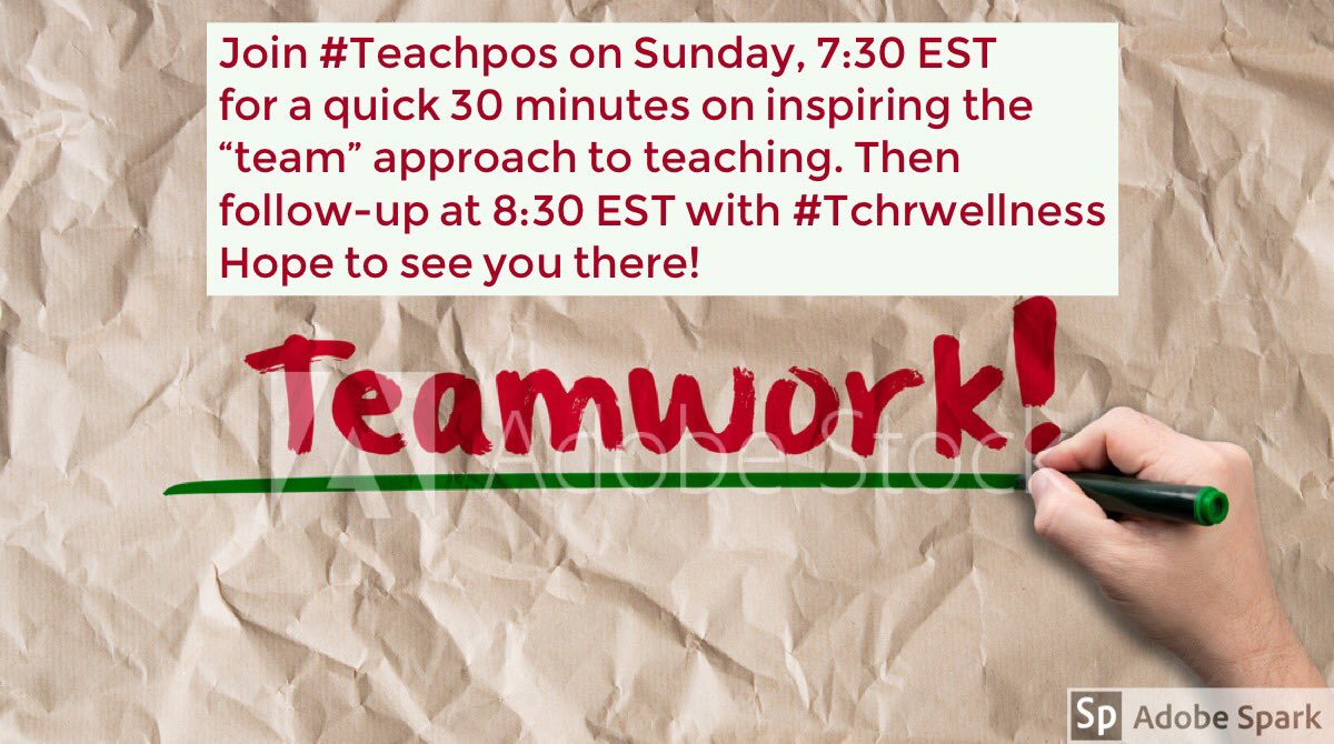 Shapiro_WTHS's tweet photo. Hope you can join me tomorrow at 7:30 EST for 30 minutes on creating and inspiring the team approach. #Teachpos #TchrWellness #Mnlead #waledchat #122edchat #TLAP #BeTheOne #lastinglearning #EduGladiators #joyfulleaders https://t.co/vvWFvllBQv
