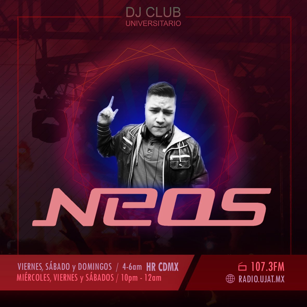 DjClub_UJAT's tweet photo. E S C U C H A a Mr. @NeosMusic  ::: Sáb, 12/05/2018 :: 10:00 PM @RADIO_UJAT Ujat 107.3 FM /|| Internet (con Reproductor de Windows Media): https://t.co/2kuN4sEH6N ||  @MX_Collective  #PsyTrance #Psycho #MexicanPower ... @DjClub_UJAT, #VuelveALoBasico. https://t.co/M75N9vONde