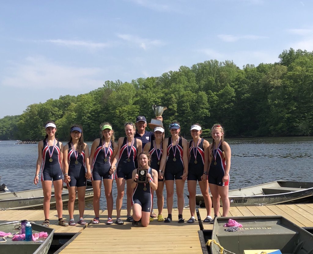 WoodsonRowing's tweet photo. @WTWoodsonHS @WTWCavalry 
2nd week of VA State Rowing Championships
We are bringing home ANOTHER State Championship!!!
Your VSRC W-Lt-8 Champions! https://t.co/oFsSosCC8J