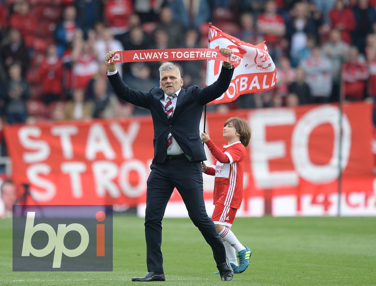 An emotional day for Leo Percovich former <a href="/Boro/">Middlesbrough FC</a> goalkeeping coach back at the club to thank fans for their support after a car accident earlier this year which claimed the lives of his two daughters <a href="/SkyBetChamp/">Sky Bet Championship</a> @backpageimages