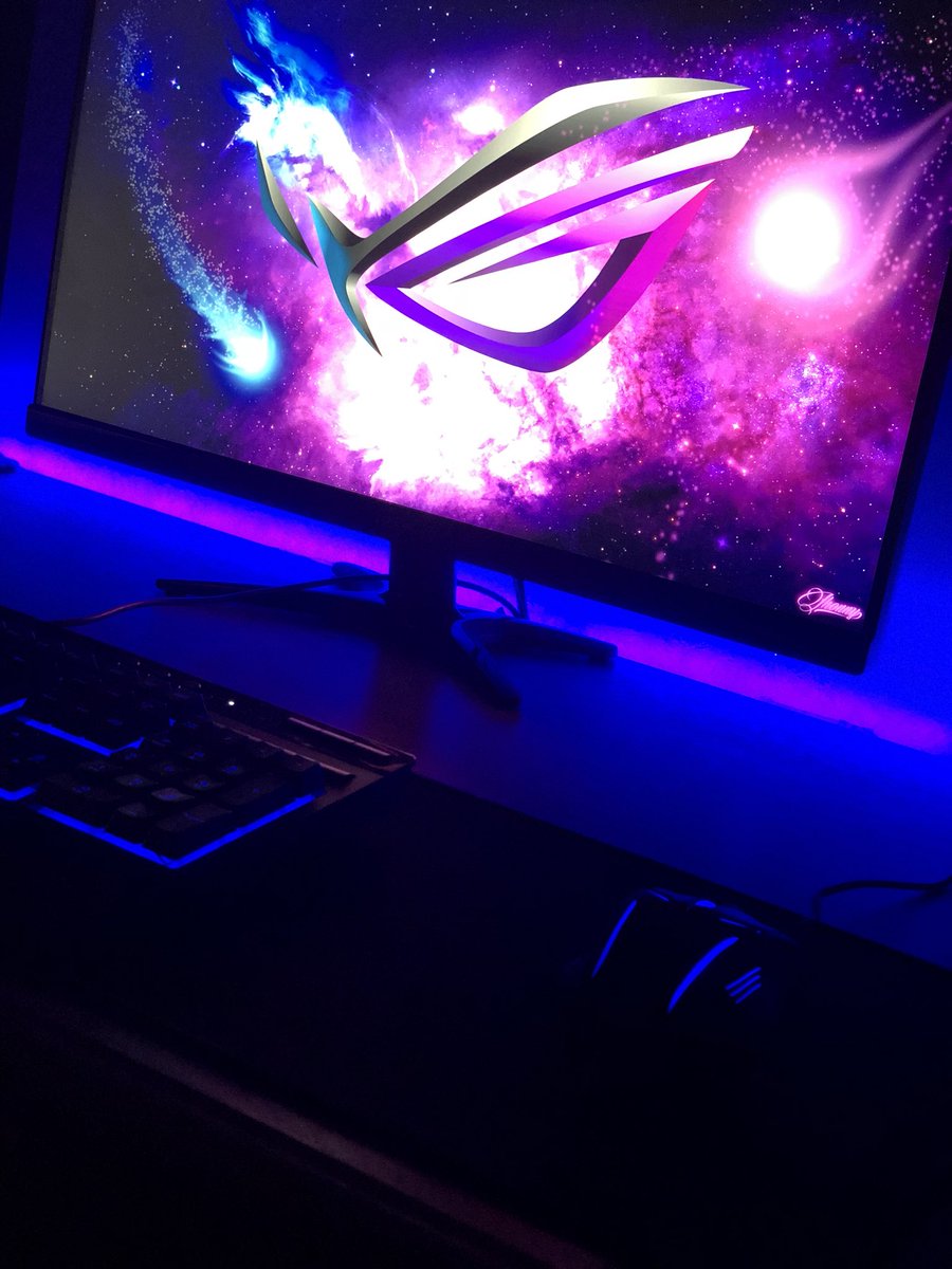 MindLovePeace's tweet photo. Stunning love my setup. #gaming #PCMasterRace yep swapped console for PC and loving it. #GTX1050ti #Overclocked #8Gig #Gamer #RepublicOfGamers 😎 https://t.co/QCbBXUOq5d