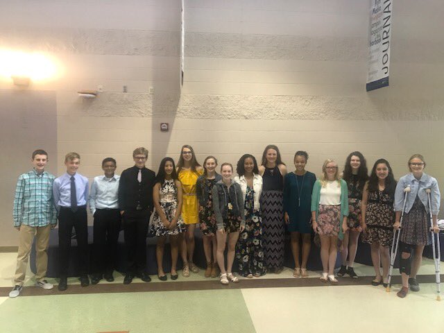BuffettCares's tweet photo. Congratulations 8th grade Rotary Honor Roll students for 2017-2018 school year!!! @BuffettMagnet #WeAreBuffett https://t.co/SOR6lNhmuo