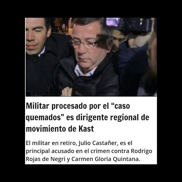 andres20ad's tweet photo. Una patrulla militar detuvo a 2 jóvenes. Luego los rociaron con bencina y les prendieron fuego. A continuación, los arrojaron a un sitio eriazo para que murieran. El monstruo que encabezó dicha patrulla, hoy es dirigente del nuevo movimiento político de Kast. Simplemente Nazis. https://t.co/5dLYpGU64L
