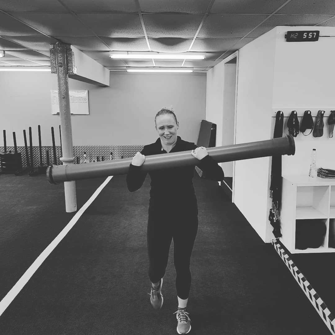 nextgengym's tweet image. New piece of equipment and new exercise for our members. Loaded carries are a staple in our programming and the "Slosh 💦 Pipe" is a fantastic challenge for anyone and is useful addition especially for our Tribe class 💪.