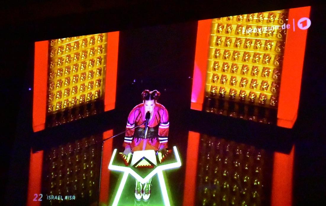 Culch_ie's tweet photo. Wonder Woman don't you ever forget #israel #EUROVISION https://t.co/zkCugDQsU3