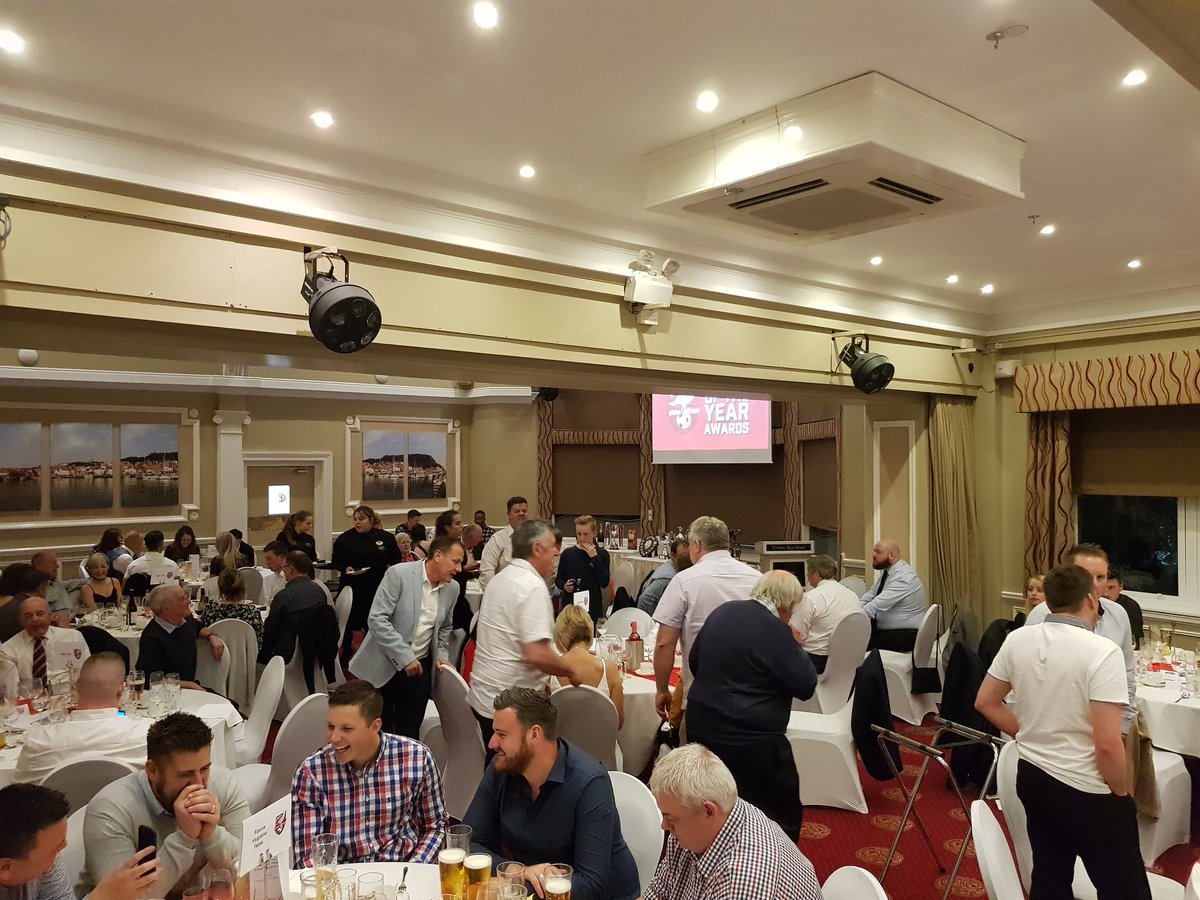 safc's tweet photo. The #BOROPOTY Awards Night is well underway at the @CrownSpaHotel 🍝🍰🥂 https://t.co/1rosISKrSR