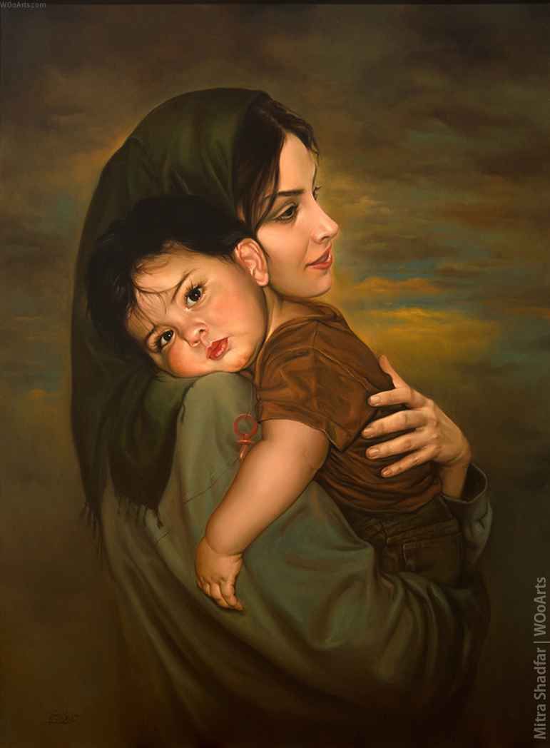 . "A mother's love for her child is like nothing else in the world. It knows no law, no pity, it dates all things and crushes down remorselessly all that stands in its path."

✒Agatha Christie 🖌Mitra Shadfar