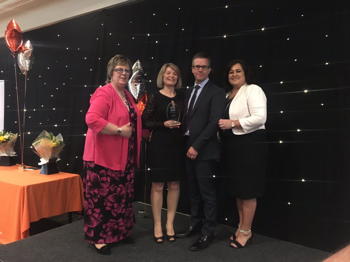 Helene and Andrew Goodwin from Omagh are Foster Carers of Distinction 2018 <a href="/WesternHSCTrust/">Western Trust</a> #FCF18