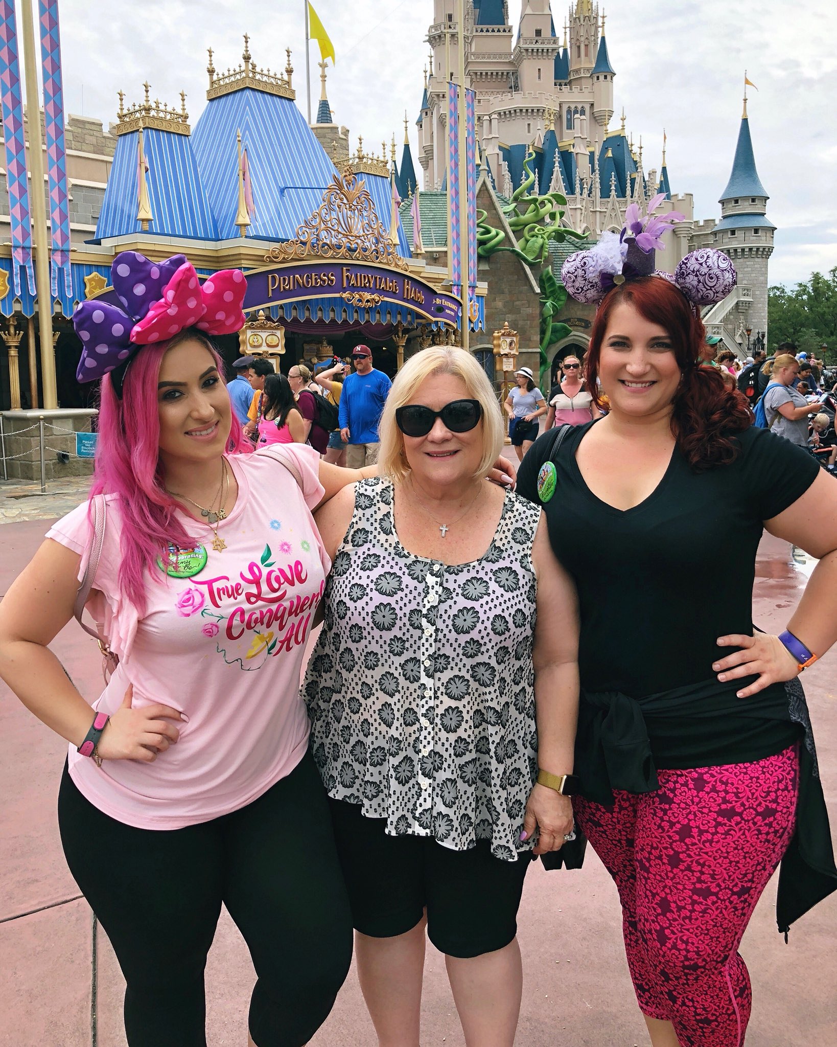 Nina on X: Came to Disney to surprise my Mom for Mother's Day 💫💖💜   / X