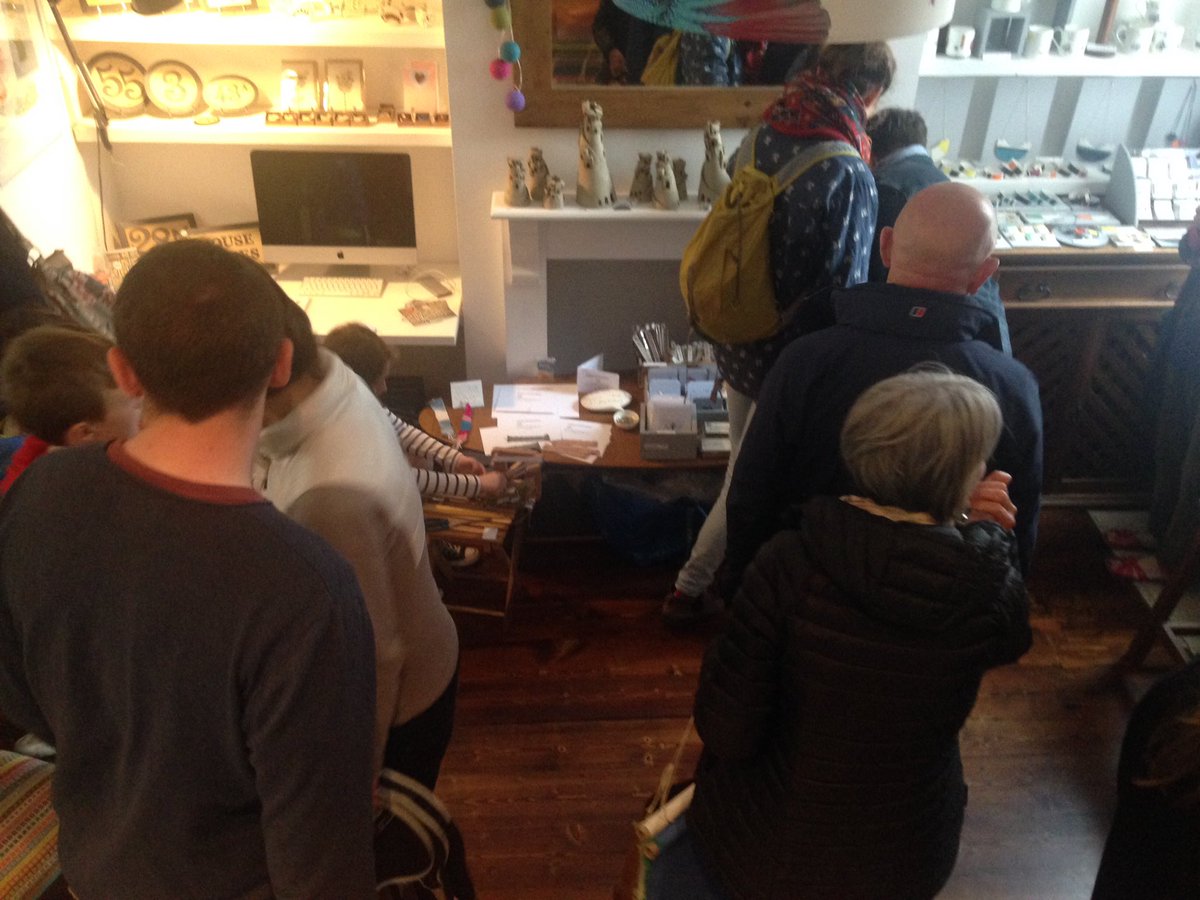 Thank you to the 100's of visitors <a href="/SBAbristol/">SouthbankBristolArts</a> Arts Trail today. Everyone at Venue 16 was delighted to meet you. Open again from 11am Sunday for top notch Craft. 8 makers under one roof. #bristol #meetthemakers