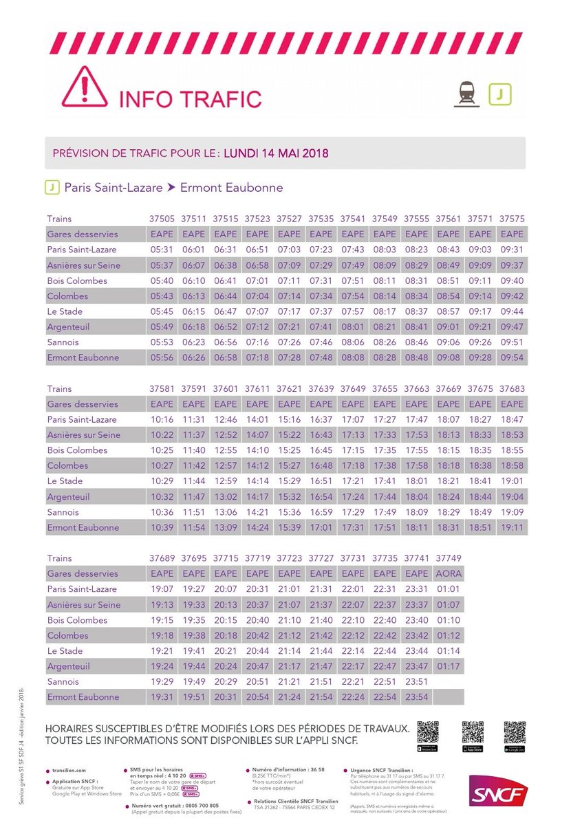 Stan_Will92's tweet photo. En raison d'un mouvement de grève nationale SNCF la circulation
Axe:@LIGNEJ_SNCF Très fortement perturbé

Paris↔️Ermont Eaubonne

⚠️Attention aucun train #LigneL ne circulera sur l'axe Paris-Nanterre-Cergy⚠️

@Plusdetrains @jimmy_theophile @PIVIFAL3 #Qml @GaresArgenteuil https://t.co/DvcPybmMxU