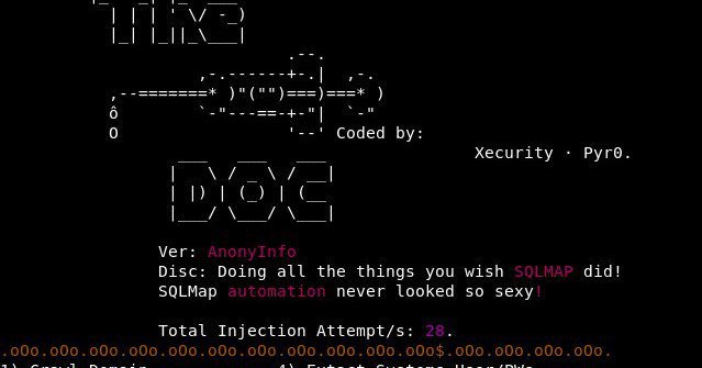 KitPloit's tweet image. #TheDoc - Simple But Very Useful #SQLMAP Automator With Built In #AdminFinder, #Hash Cracker (Using Hashcat) And More! goo.gl/eZ2mdw