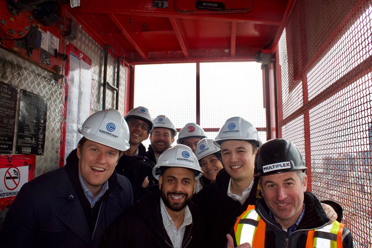 CentreCourtInc's tweet photo. We are thrilled to announce we have officially topped off at Grid Condos! A huge thank you to our whole team at CentreCourt and Multiplex, who have worked so hard to make this possible. #CentreCourt #GridCondos https://t.co/m5vHZoCF30