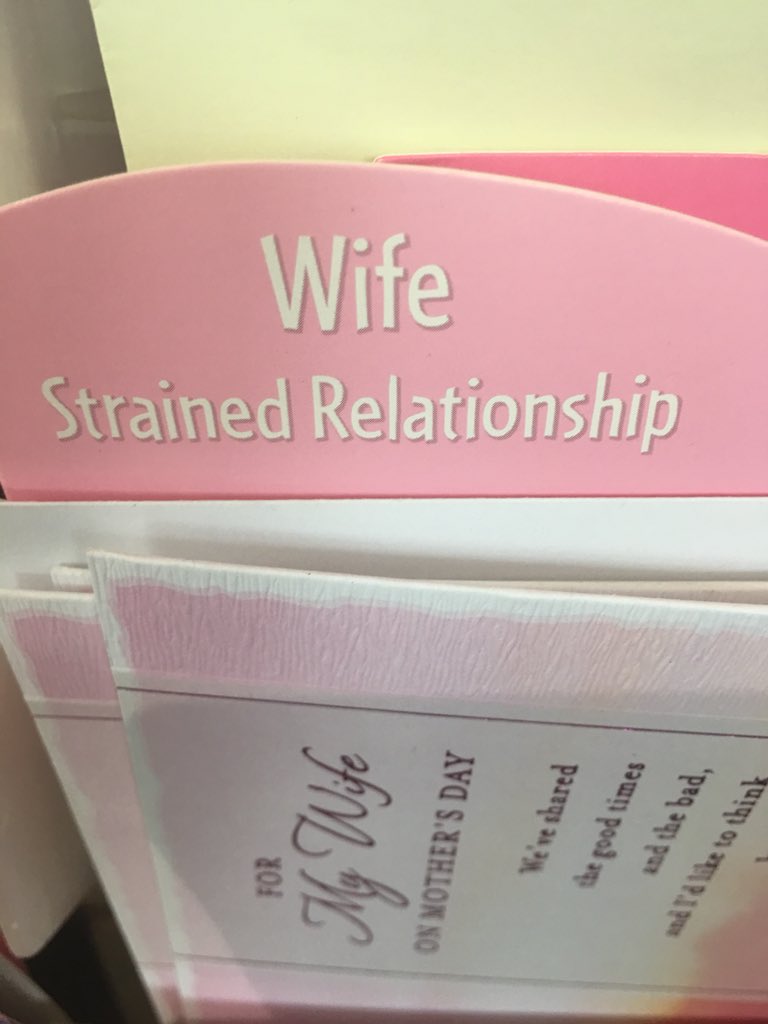 RaulNBCBoston's tweet photo. There’s a card for everything. #StrainedRelationship https://t.co/Uv2yL2WFgb