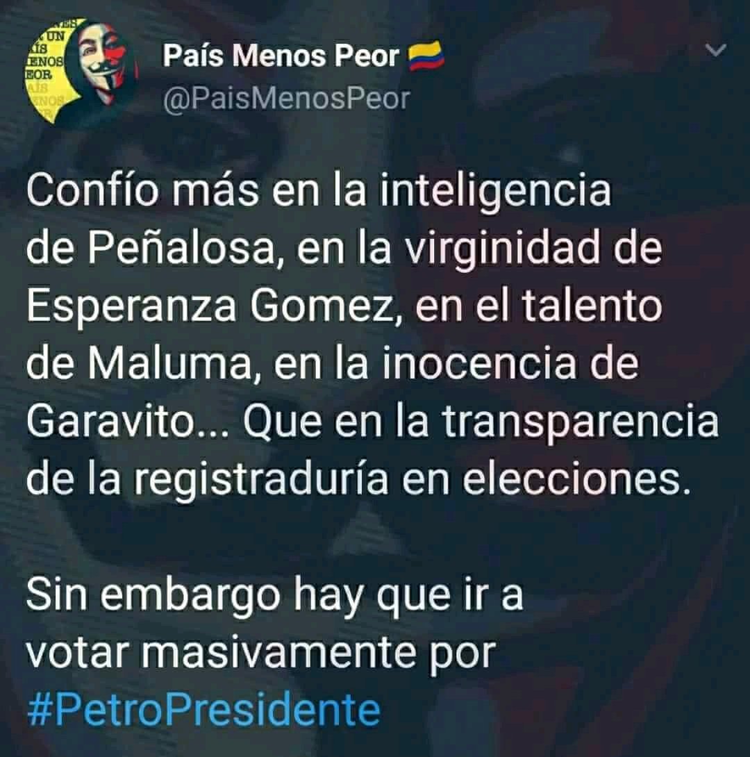 LauraOrdu03's tweet photo. #PetroPresidente https://t.co/xpMH2sqWou
