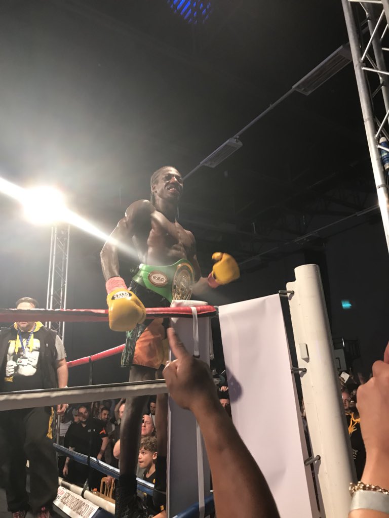 Euphoria for the new champion......