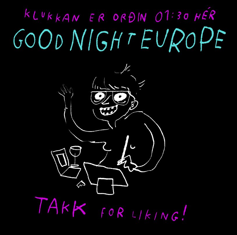 takk fyrir mich! #12stig #eurovision #draweurovision