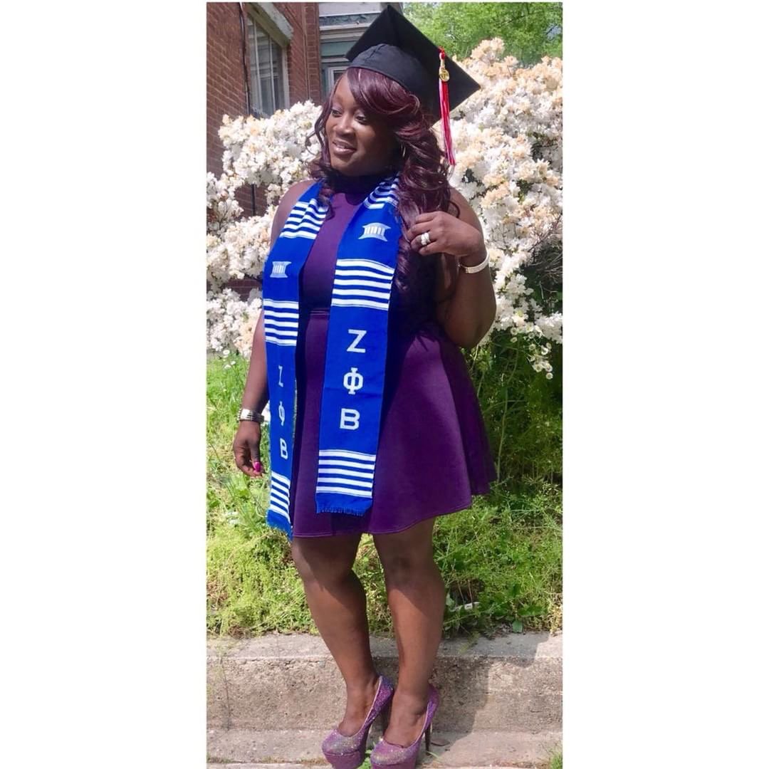Congratulations Soror Vonée Hill. Graduating from Chestnut Hill College  with a M.S. in Administration of Human Services.