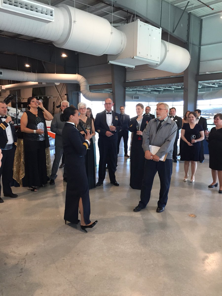 Hearing about those stories of the unexpected straight from a serving member. #IRGala <a href="/TrentonMFRC/">Trenton Military Family Resource Centre</a>