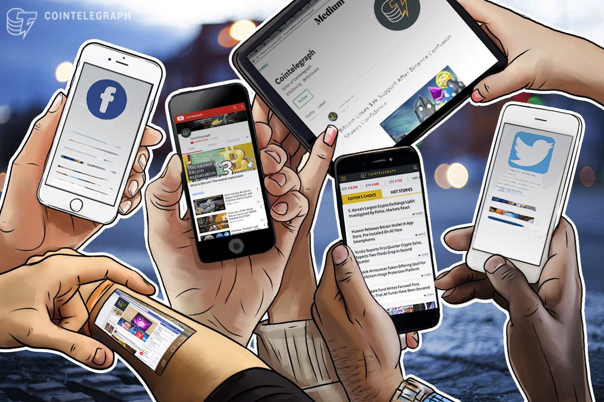 Cointelegraph's tweet photo. We've got a few additional info channels for your convenience. One of them is on Medium

 https://t.co/KuwlirFvov https://t.co/LtI9UkBWdK