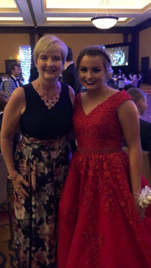 JaneRose50's tweet photo. Wow! Ruby red is your color @HaleighAlbrecht ⚽️ #gvineprom #APLang and #APlit https://t.co/FWnnzjAYjm