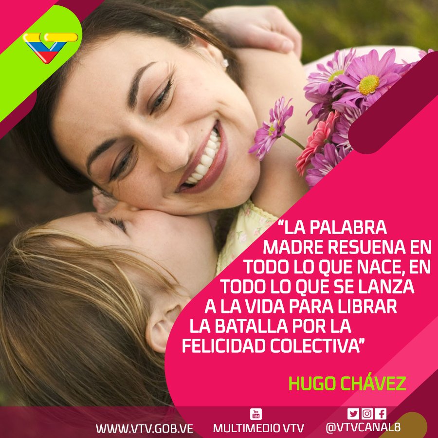 VTVcanal8's tweet photo. En Venezolana de Televisión le deseamos un feliz día a todas las madres del país https://t.co/TWyB2d1RJc