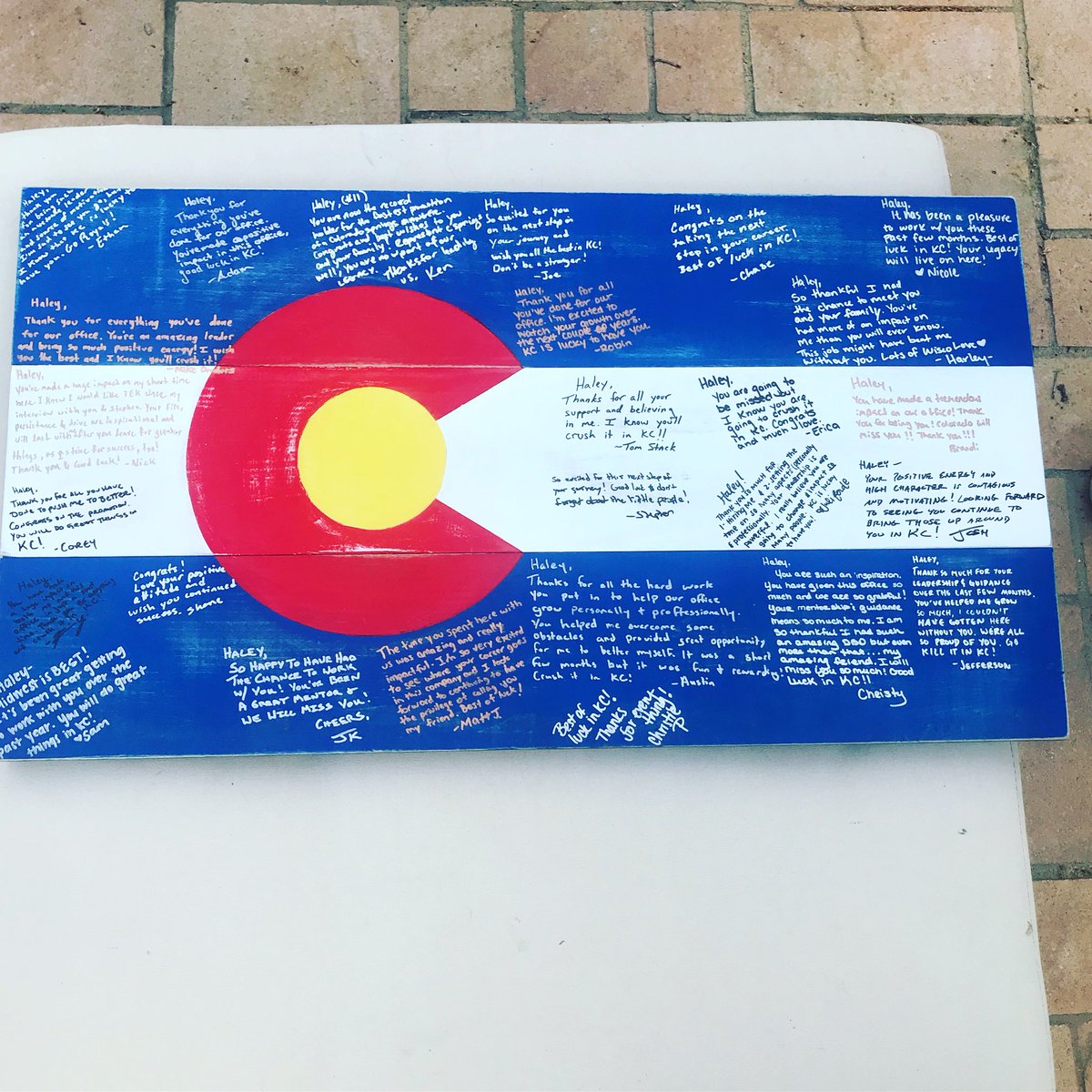 Amazing gift from my #COSTEAM feeling extremely grateful for the time they have shared with me