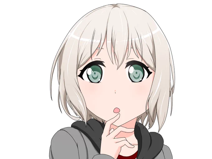 パソコンがタブレットになる型だったので試してみたらクリスタがちゃんと機能しました!友人にクソコラ送るつもりでしたが機能性を試したかったので、バンドリのモカちゃんを普通に描きました(^ω^) 