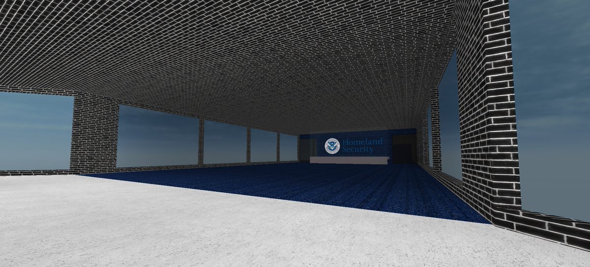 Sam4219 On Twitter Progress On The Department Of Homeland - roblox security department