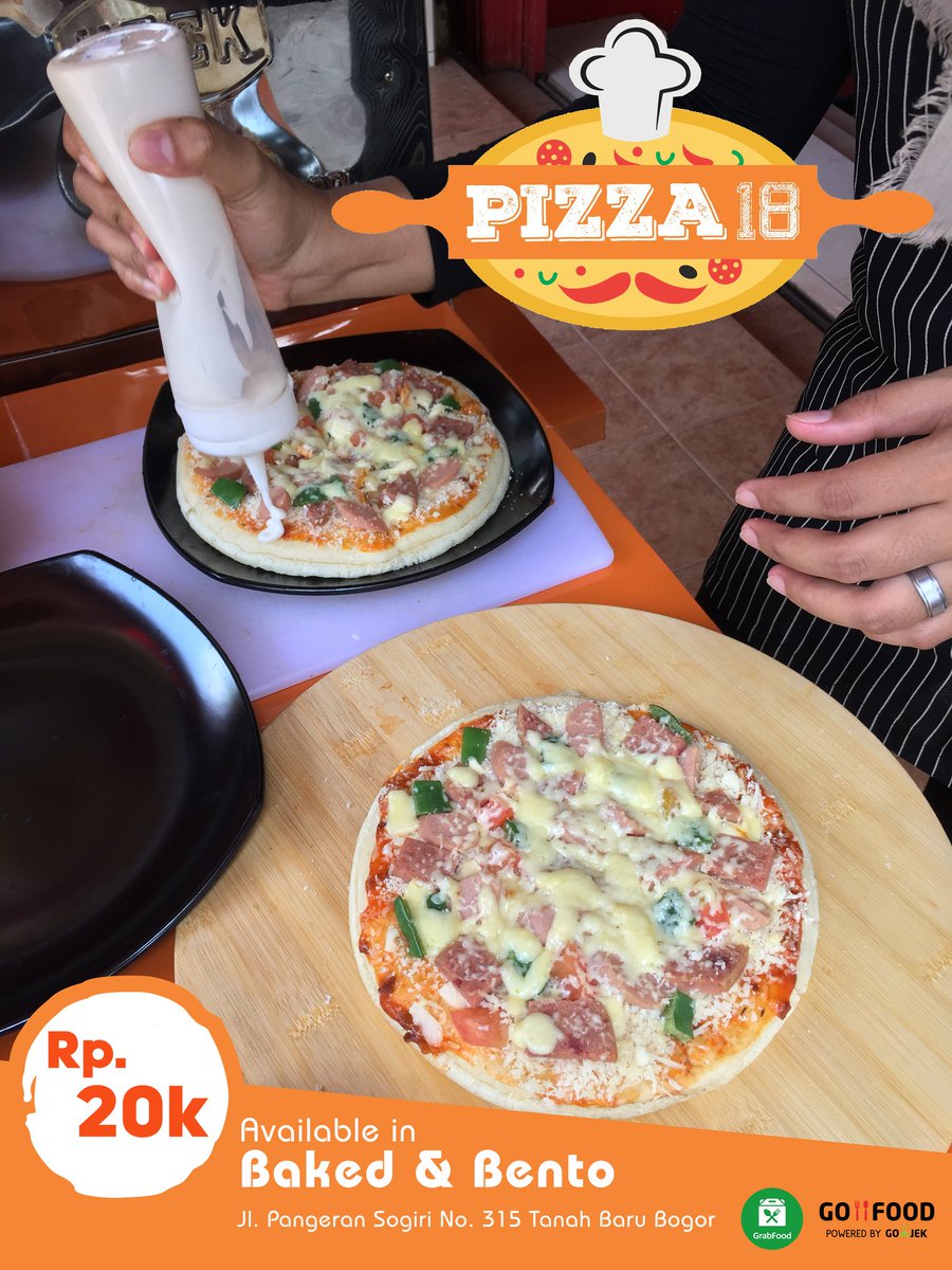 Makan Siang Apa Hari ini? Cobain yuk menu Bento dan Pizza khas Baked and Bento. Kita buka setiap hari jam 10.30 sampai jam 20.00. #kuliner #instafood #foodblogger