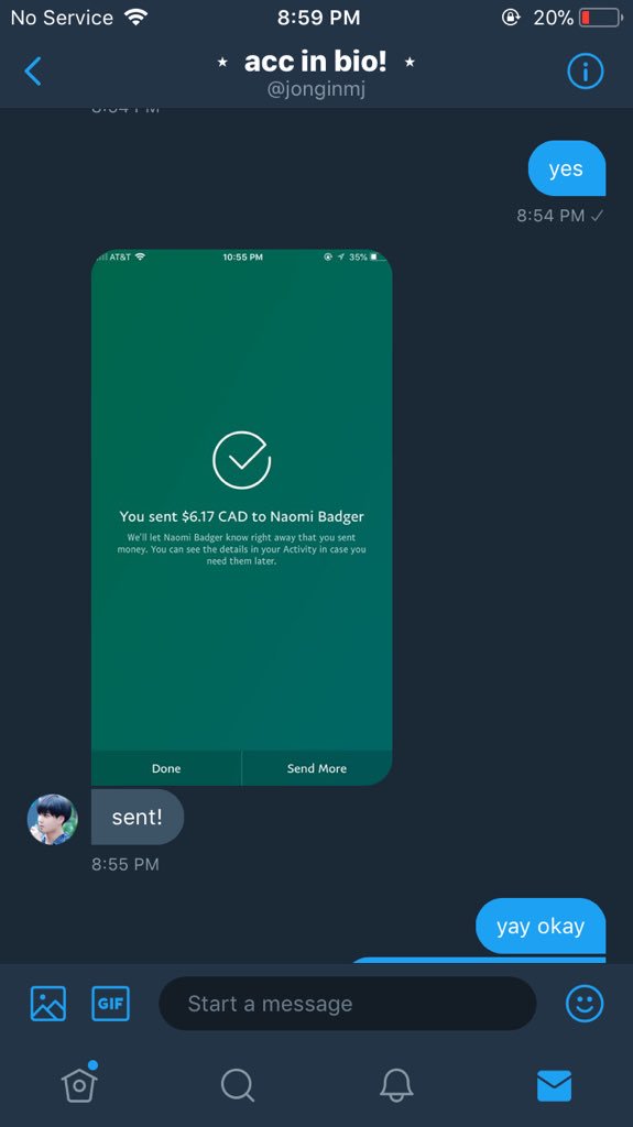 diIate's tweet photo. thank you @jonginmj for the money!! https://t.co/9eoyB6kbbp