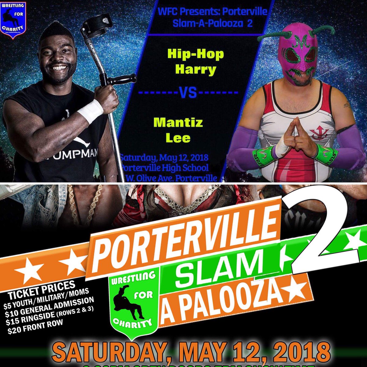 DonovanTroi's tweet photo. #NewMatchAdded @omh34gk & #MantizLee VS #FunSize & #ExtremePhanton in Tag Team Action!! #CardSubjectToChange #WFC https://t.co/tjrG9TavWb