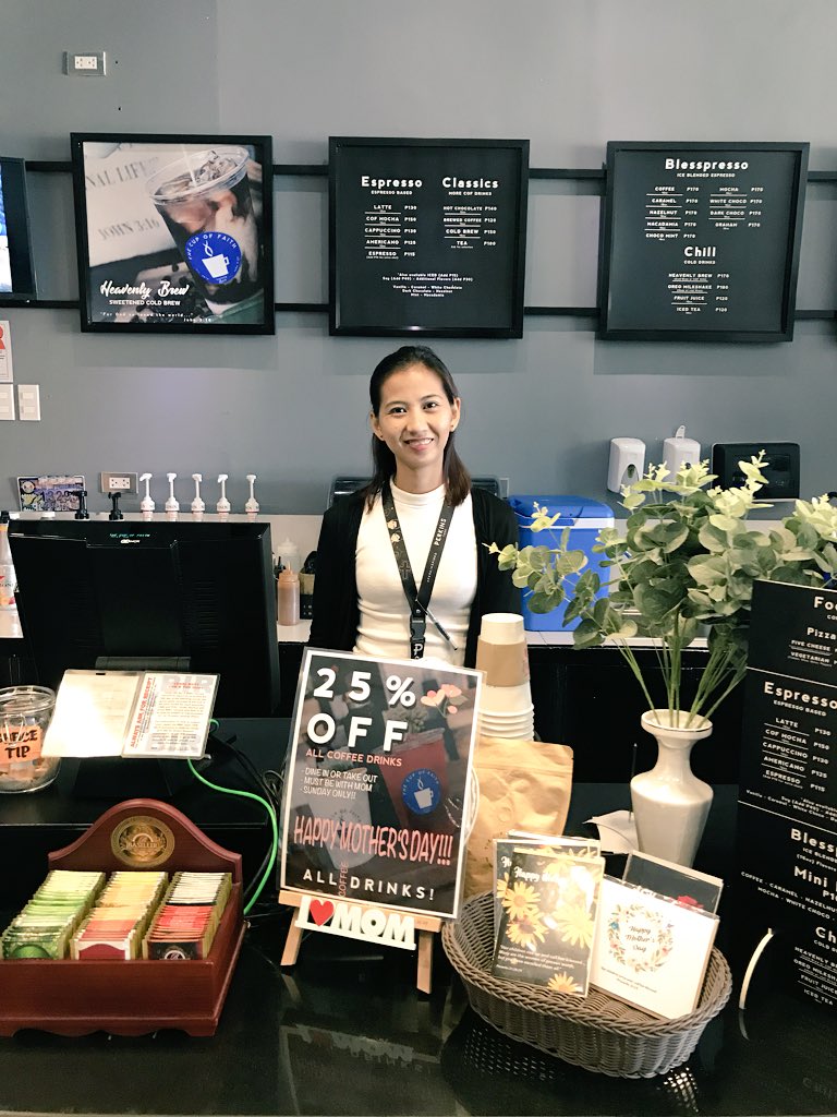 COFTuguegarao's tweet photo. Here to serve your coffee @COFTuguegarao #HappyMothersDay #CoffeeForMom #best #favorite #CoffeeShop #coffee #Tuguegarao #SMCenterTuguegarao #JesusFirstCoffeeSecond https://t.co/1FHGBps1ce