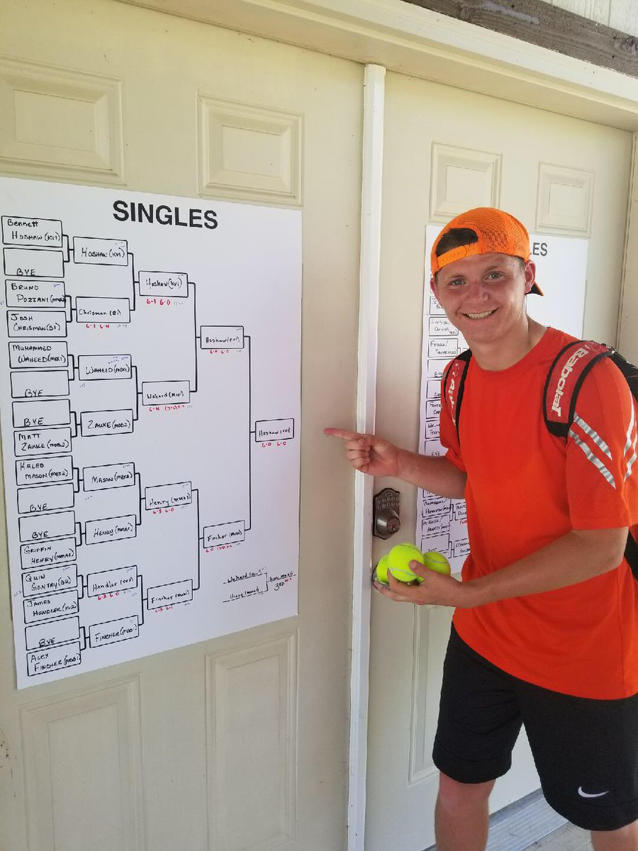 KVRIIITigers's tweet photo. Bennett Hoshaw-Sectional tennis qualifier. https://t.co/ebu5TRVLzf
