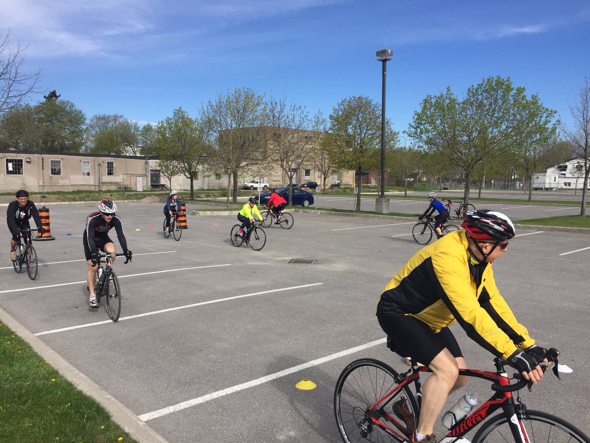 Skills training before our endurance ride.  What a beauty day to ride two wheels!