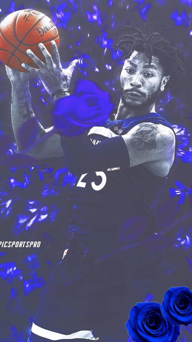 Poohdini251's tweet photo. Today the roses are blue. Sources report that the Minnesota Timberwolves are interested in renewing Derrick Rose 🌹 

#AllEyesNorth #DerrickRose #MVP #REBORN https://t.co/1aMwmgHrcV