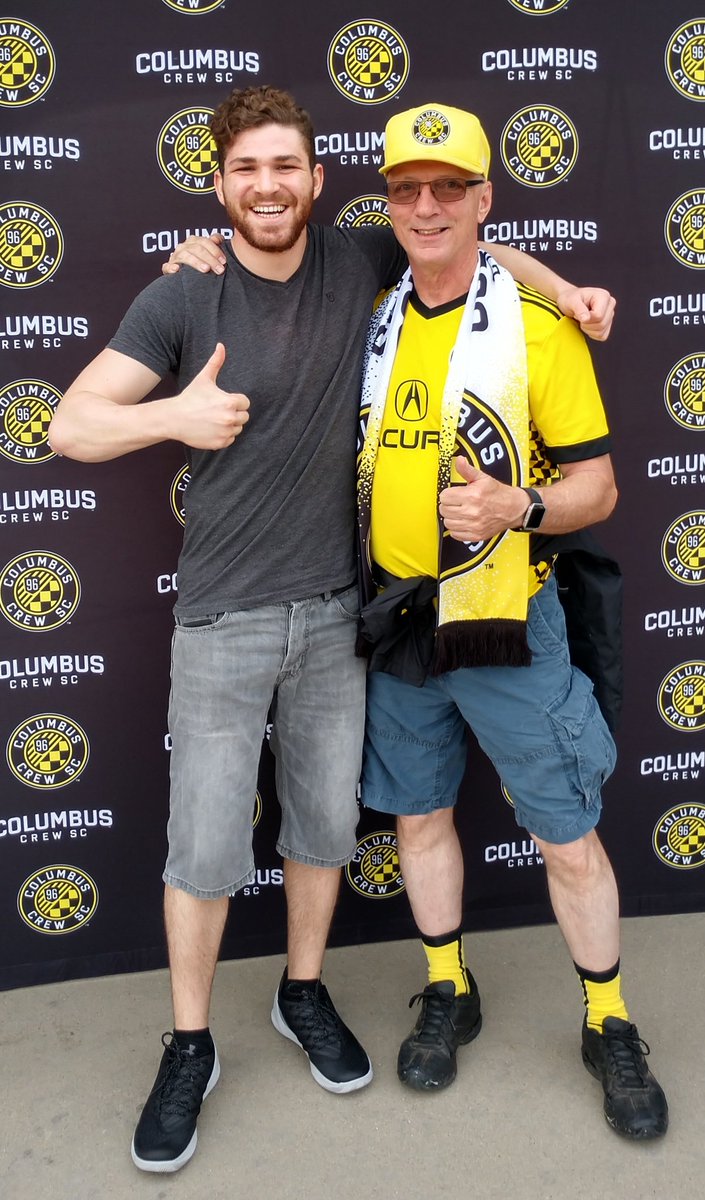 JamesHimes3's tweet photo. My friend from Europe at his first Crew game. #CrewSC #PapaJohnsPics https://t.co/2iBDZZwdkx