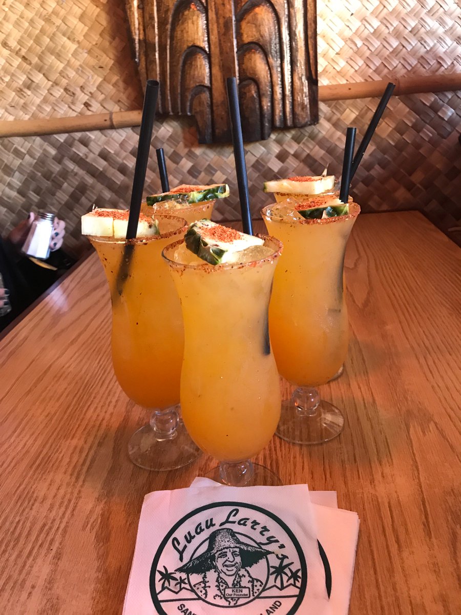 CatalinaExpress's tweet photo. #Cheers to Luau Larry’s 30th Anniversary, the home of the Wiki Wacker and the Mexican Lollipop #luaularrys #catalina #catalinaexpress #catalinaisland #avalon https://t.co/1i15p4G5My