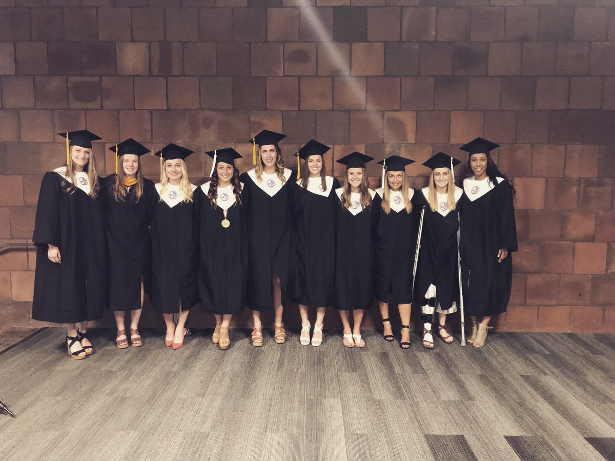 DetroitWLAX's tweet photo. “The tassel was worth the hassle” 🎓❤️💙 CONGRATULATIONS to all the UDM grads that graduated today, especially to these fancy 9 ladies!! #DetroitsCollegeTeam #TitansForLife https://t.co/wN4VZJ4Ten