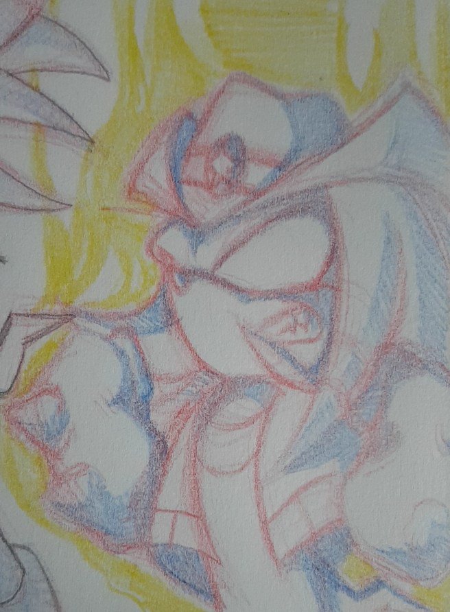 GOICHIMONJI's tweet photo. Oh nous, he's turning into super echidna!
#SonicTheHedgehog #knuckles #superknuckles #sketch #doodle #conceptart https://t.co/baS6nVUXJF