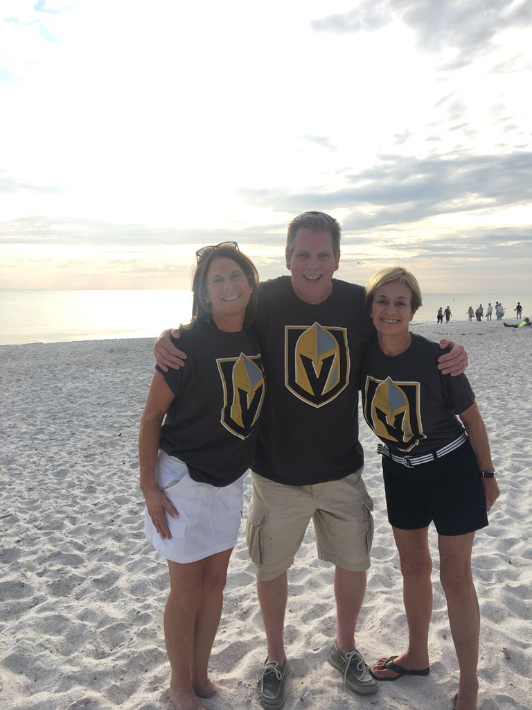 When you’re in Tampa Bay Lightning territory, you still gotta represent! Go Knights Go! <a href="/GoldenKnights/">Vegas Golden Knights</a> #VGKWorldwide #GoldenKnights