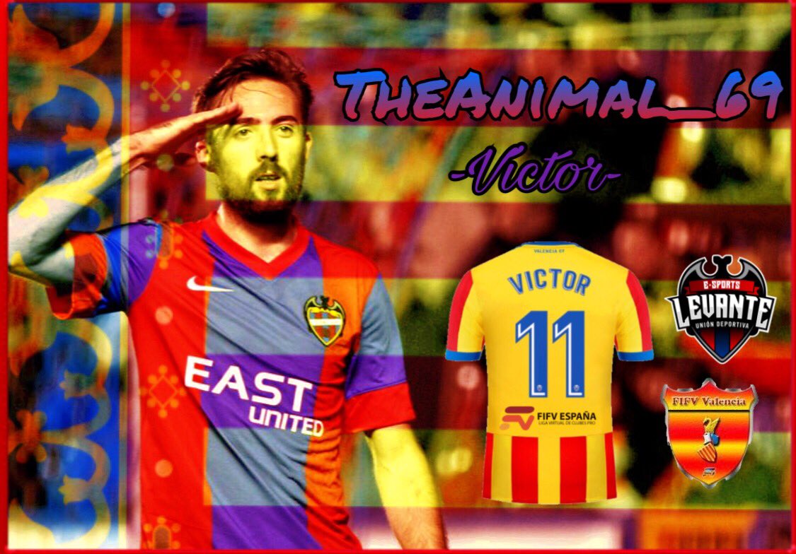 Presentamos fichaje estelar!!!!
<a href="/TheAnimal_69/">Victor⭐</a> | El atacante de el Levante eSports se incorporá a nuestra plantilla con el dorsal 11. Bienvenido a la que será tu casa Víctor!!!!!!! 💛❤️💛❤️💙💙

#VamosValenciana #DinamicaGranota 💪🏼🐸